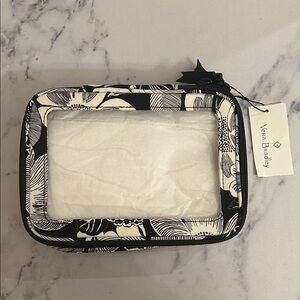 Vera Bradley Clear Zip-Around Cosmetic Bag